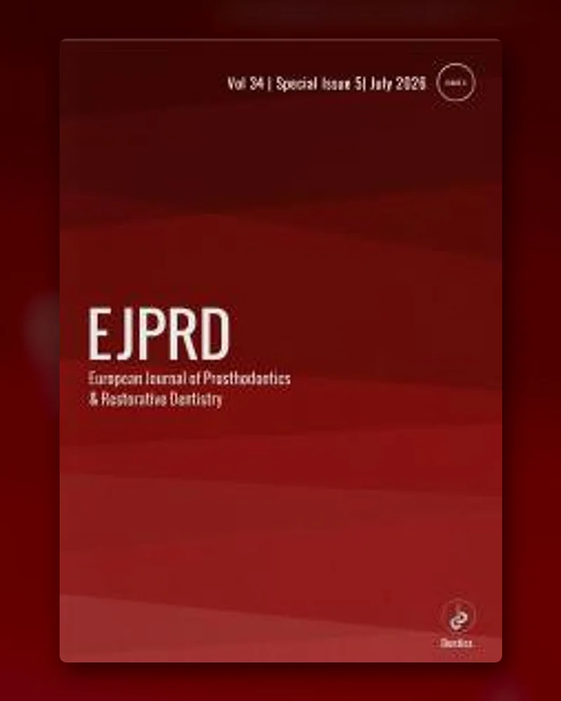 European Journal of Prosthodontics and Restorative Dentistry (EJPRD) cover